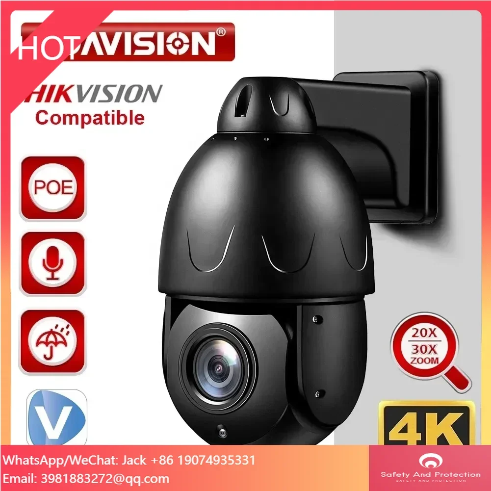 Poe Security Camera 8Mp 4K - Cámara PTZ Domo BOAVISION 4K de