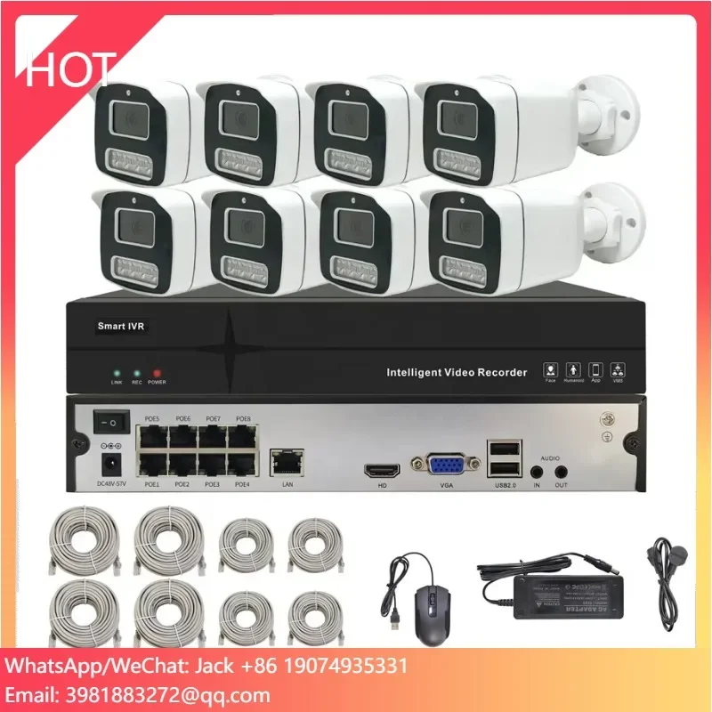 Nvr Kit 4 Camera 5Mp Poe - Fabricante de Sistema de Seguridad CCTV
