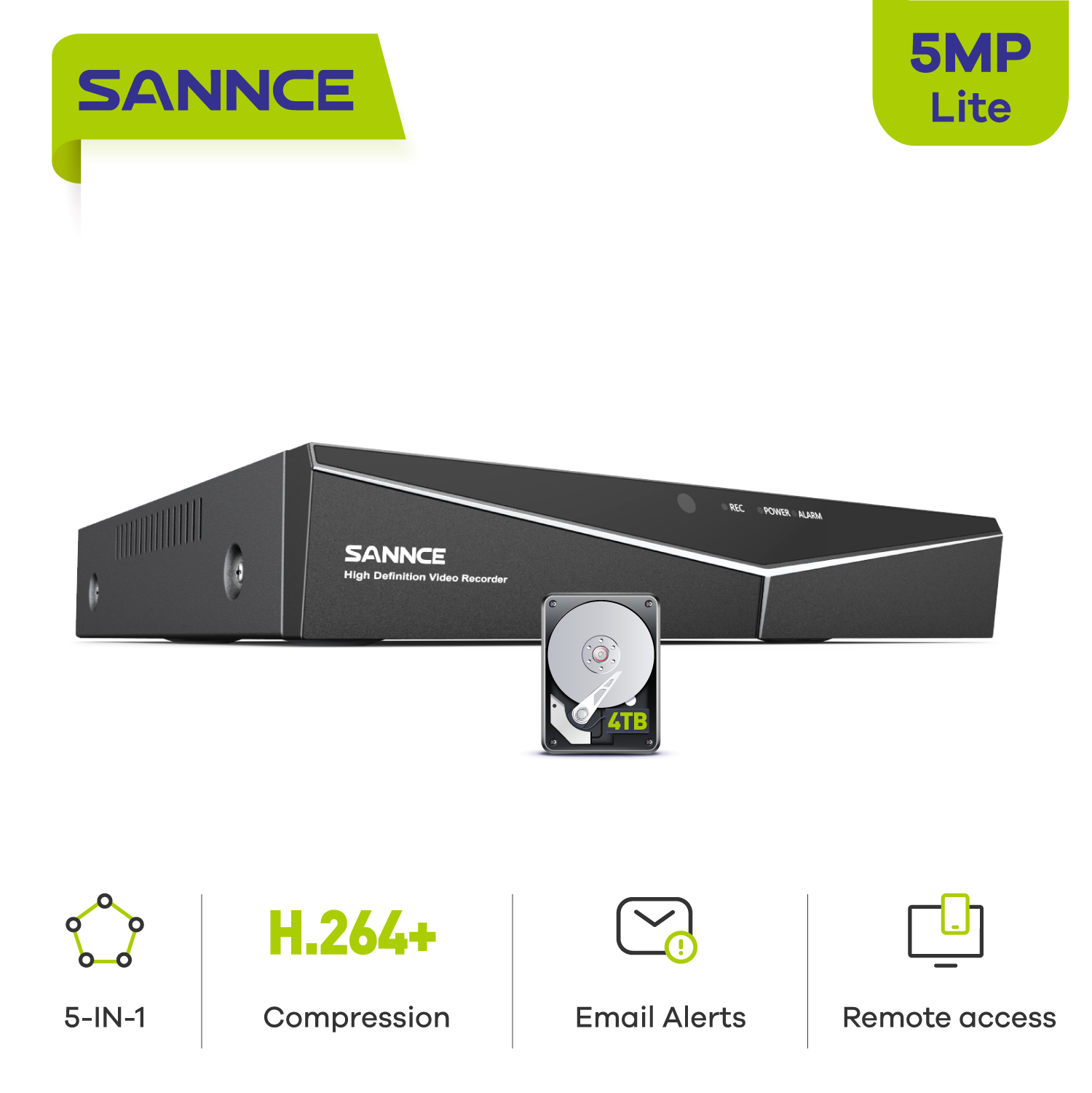 Cctv Hard Drive 4Tb Surveillance - 8ch 5mp-n super hd cctv dvr