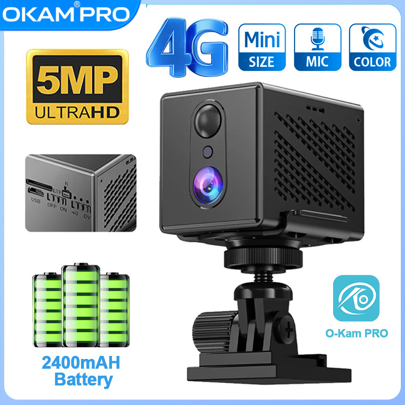 Security Camera System Solar 4G - OKAM PRO Cámara Wifi HD 4G