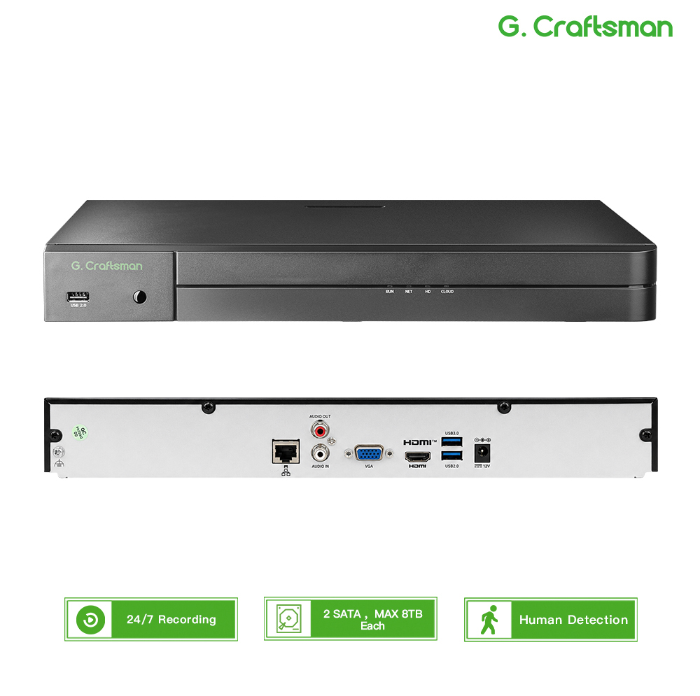 Nvr 32 Channel 12Mp - UNI 32CH NVR 12MP registrador de