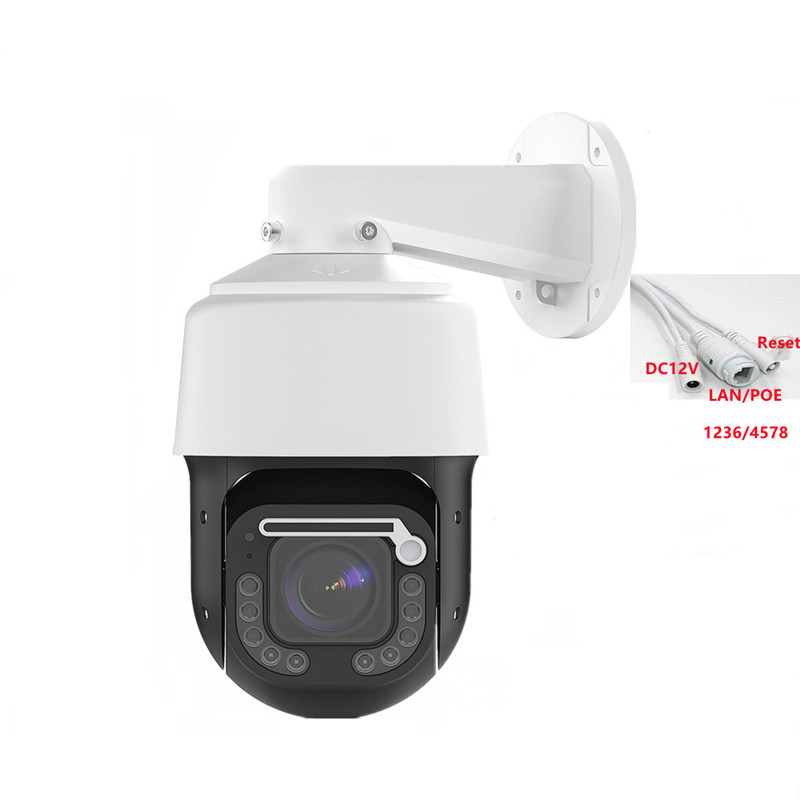 Hikvision Ip Camera 8Mp Dome - Cámara IP PTZ POE con limpiaparabrisas,