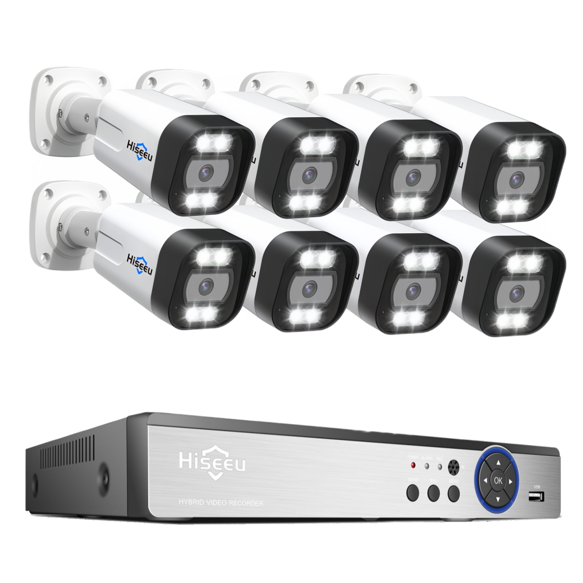 Nvr 16 Channel 4K H265 - Kit de cámara IP PoE de