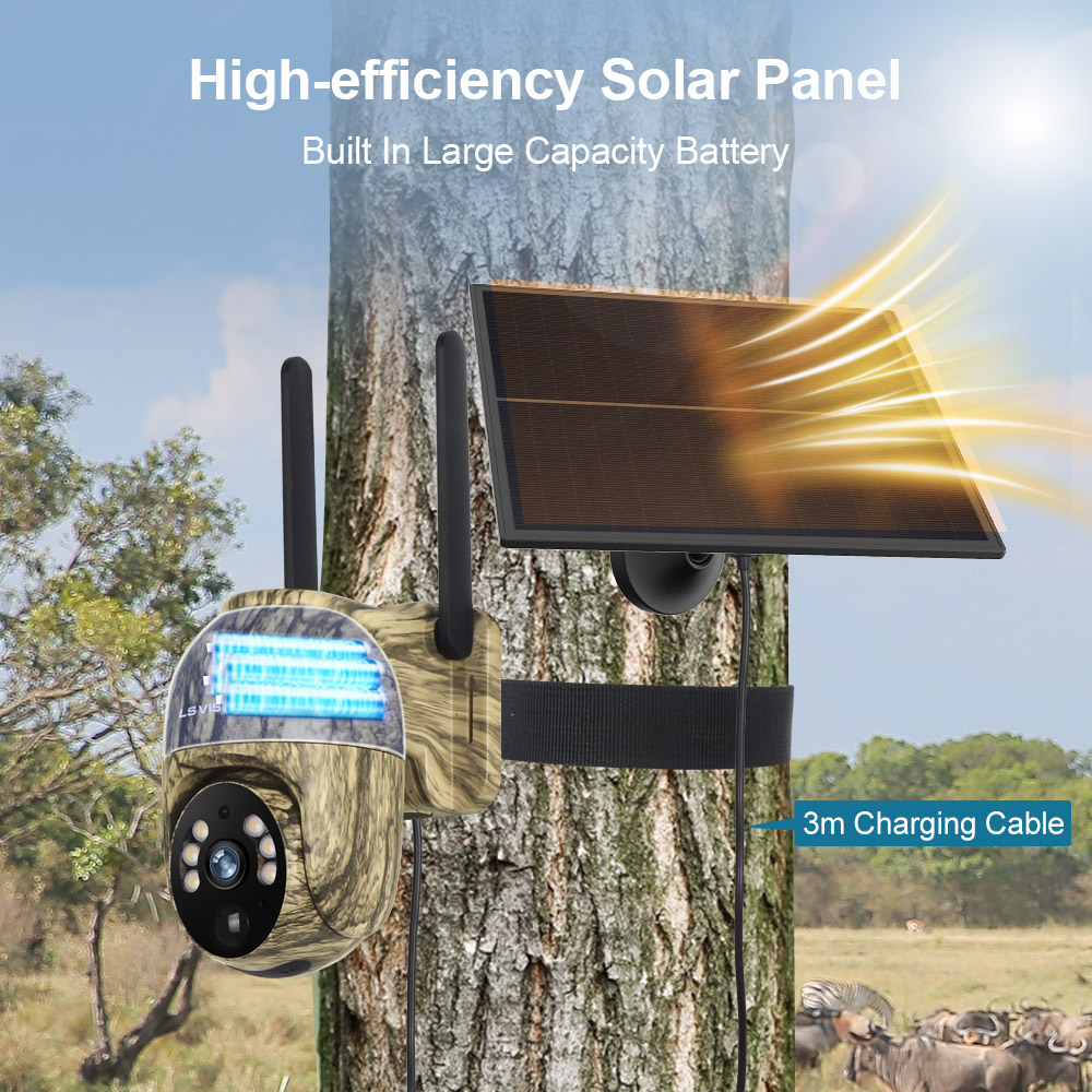 LS VISION 2K 4G Cámaras de seg - Security Camera System Solar 4G reseña y precio