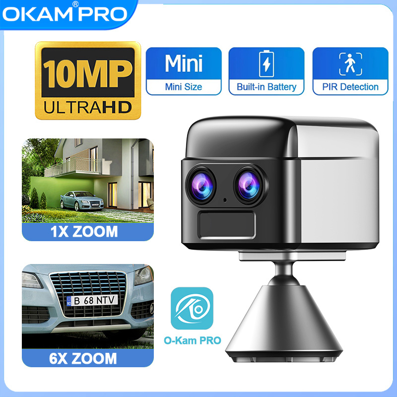 Cámara de Seguridad OKAM PRO W - Security Camera System Solar 4G reseña y precio