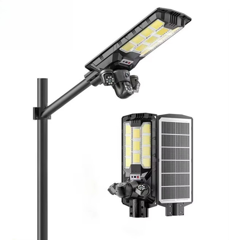 Cámara de farola Solar Ptz 360 - Security Camera System Solar 4G reseña y precio