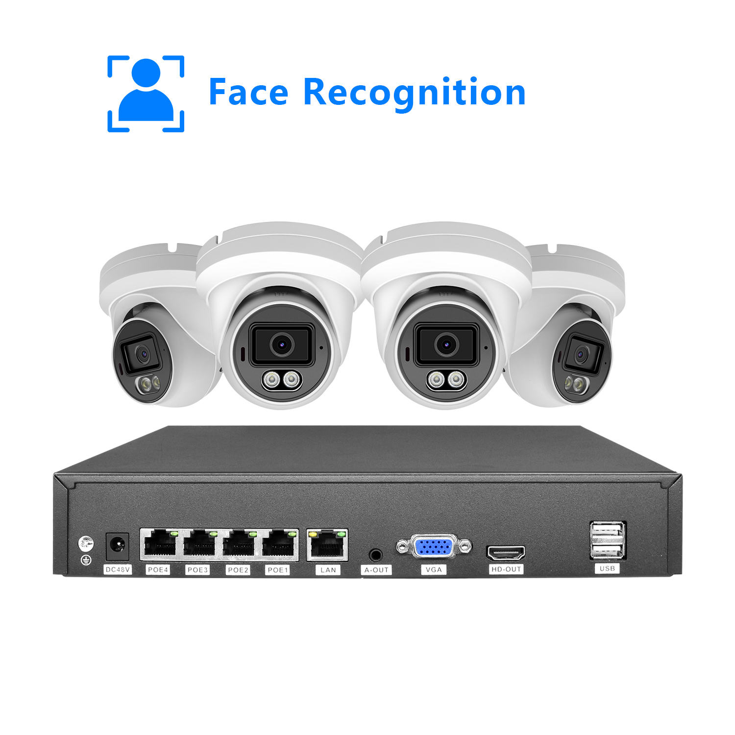 Kit NVR PoE de 4 Canales y 5MP - Nvr Kit 4 Camera 5Mp Poe reseña y precio