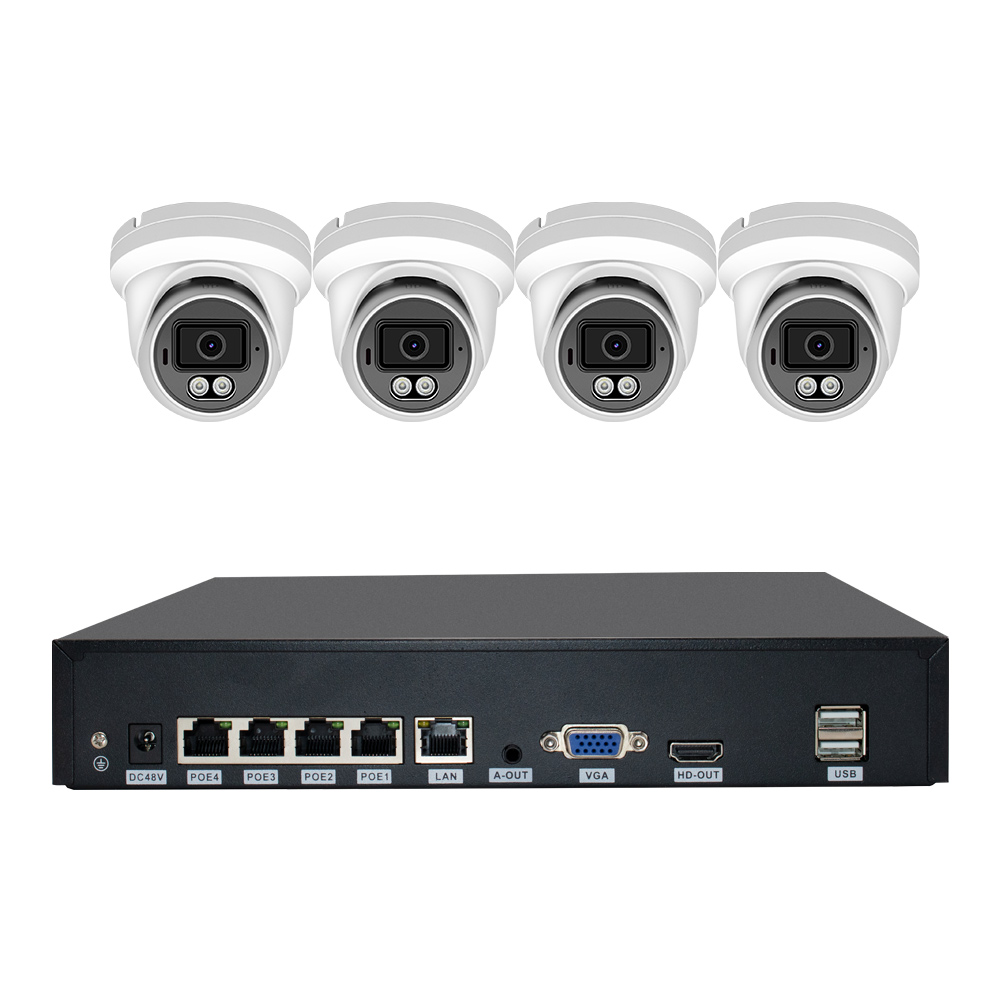Kit NVR PoE de 4 Canales y 5MP - Nvr Kit 4 Camera 5Mp Poe reseña y precio