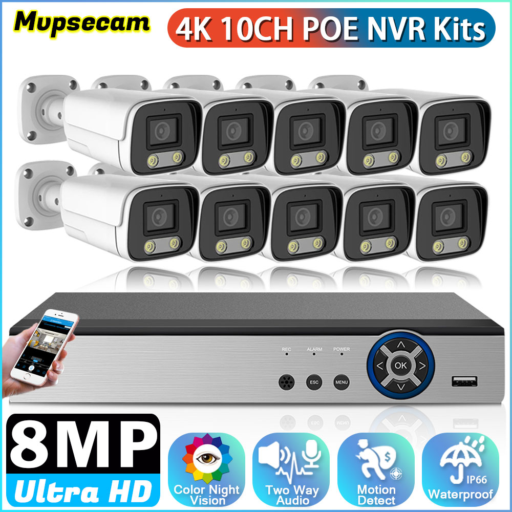 Cámara de Videovigilancia IP P - Poe Security Camera 8Mp 4K reseña y precio