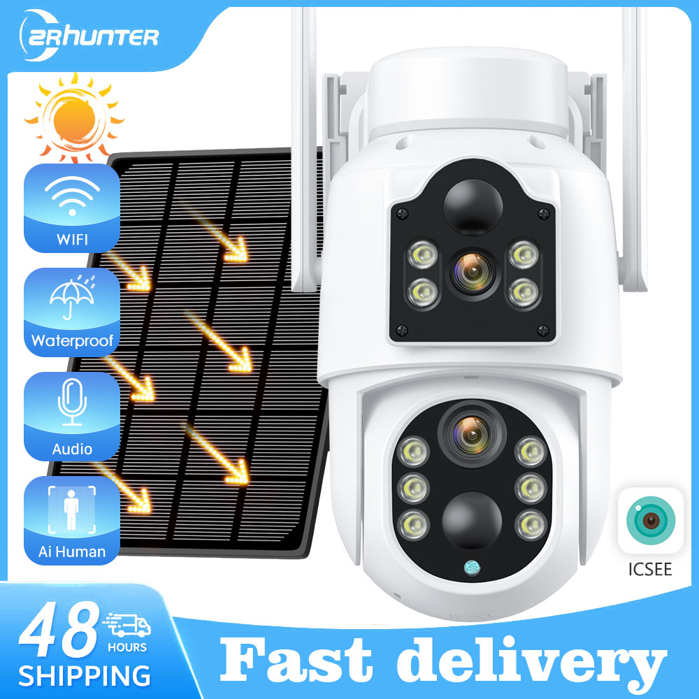 Cámara Solar 4K de 8MP con bat - Ip Camera 4K 8Mp Outdoor Ptz reseña y precio