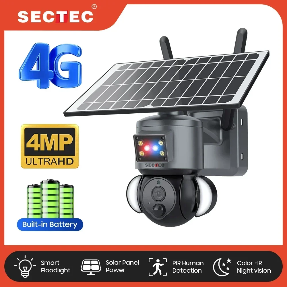 Cámara de Seguridad Inalámbric - Security Camera System Solar 4G reseña y precio