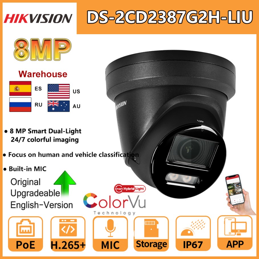 Cámara IP Hikvision de 8MP DS- - Hikvision Ip Camera 8Mp Dome reseña y precio