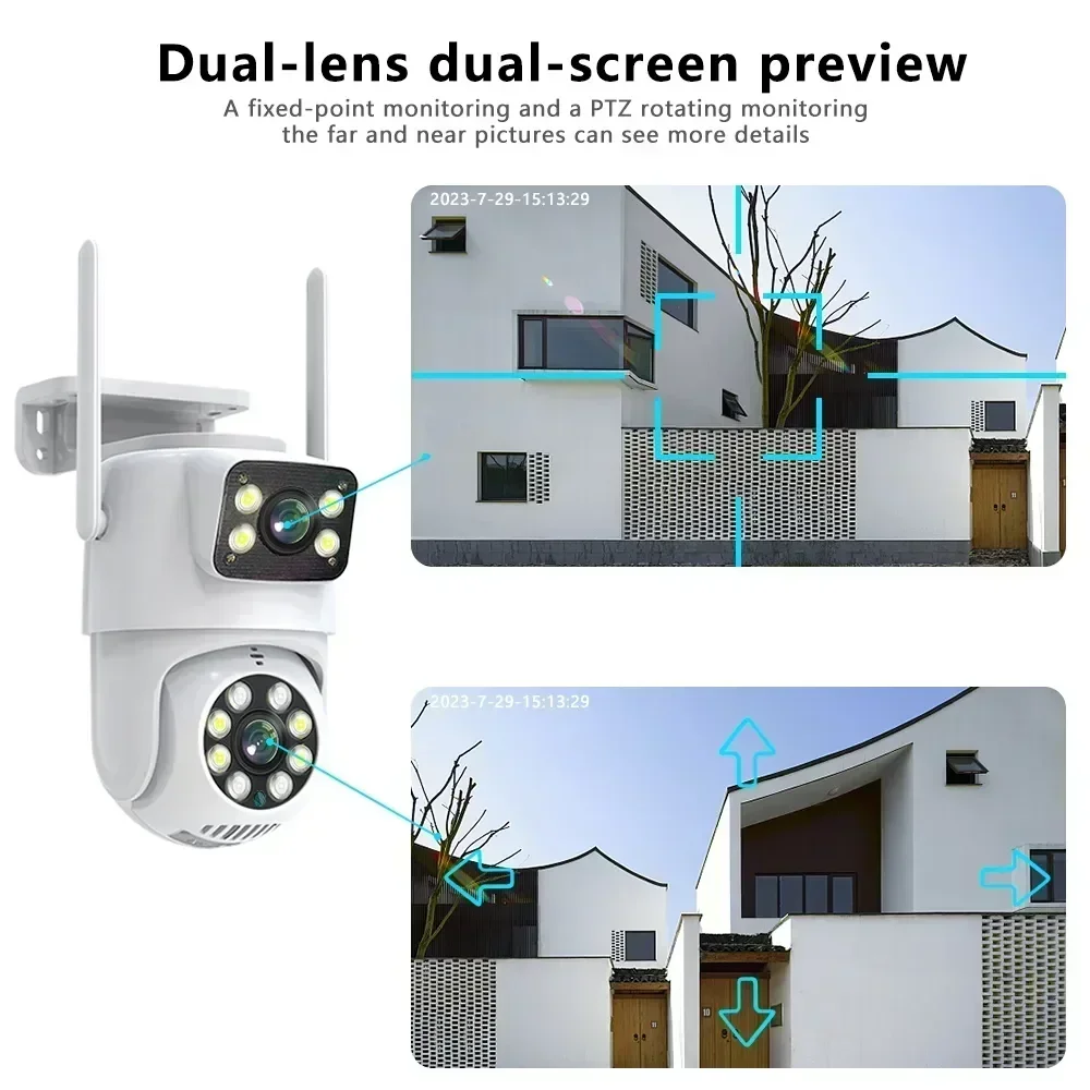 Cámara de seguridad Tuya con d - Ip Camera 4K 8Mp Outdoor Ptz reseña y precio