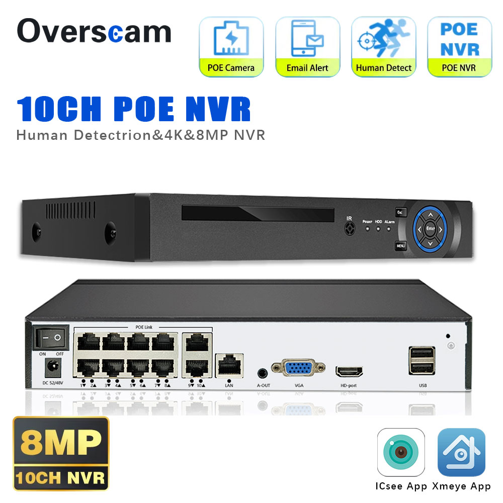 Grabador de Video en Red POE I - Nvr 16 Channel 4K H265 reseña y precio