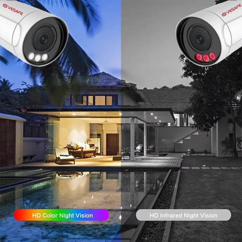 Kit de Vigilancia Exterior VES - Nvr Kit 4 Camera 5Mp Poe reseña y precio