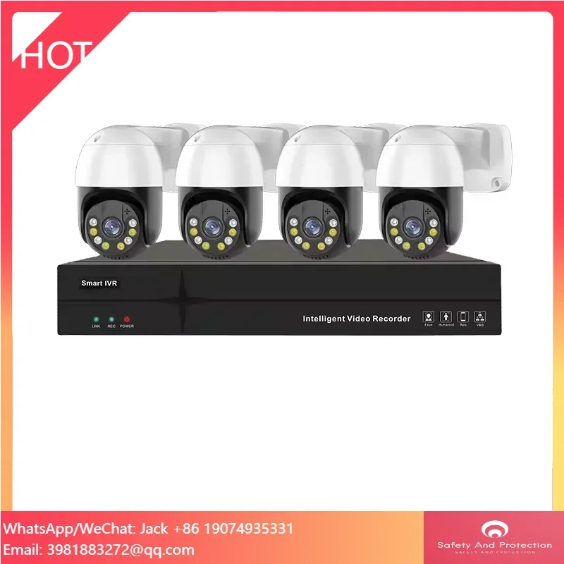 Conjunto de Cámaras IP Domo de - Nvr Kit 4 Camera 5Mp Poe reseña y precio