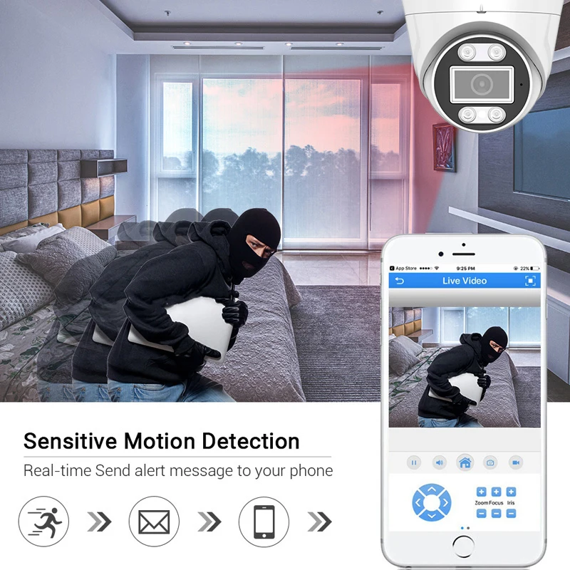 Cámara IP inalámbrica Wifi 4K  - Hikvision Ip Camera 8Mp Dome reseña y precio