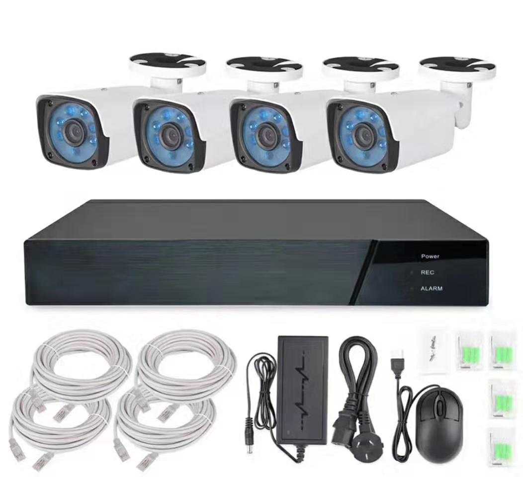 Kit de Cámaras IP con Grabació - Nvr Kit 4 Camera 5Mp Poe reseña y precio