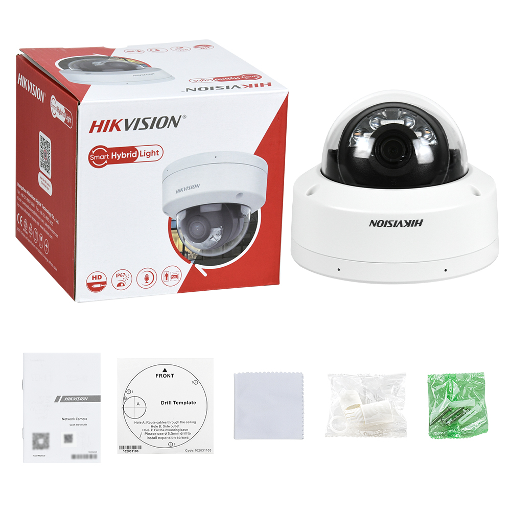 Cámara IP Domo Hikvision de 8M - Hikvision Ip Camera 8Mp Dome reseña y precio