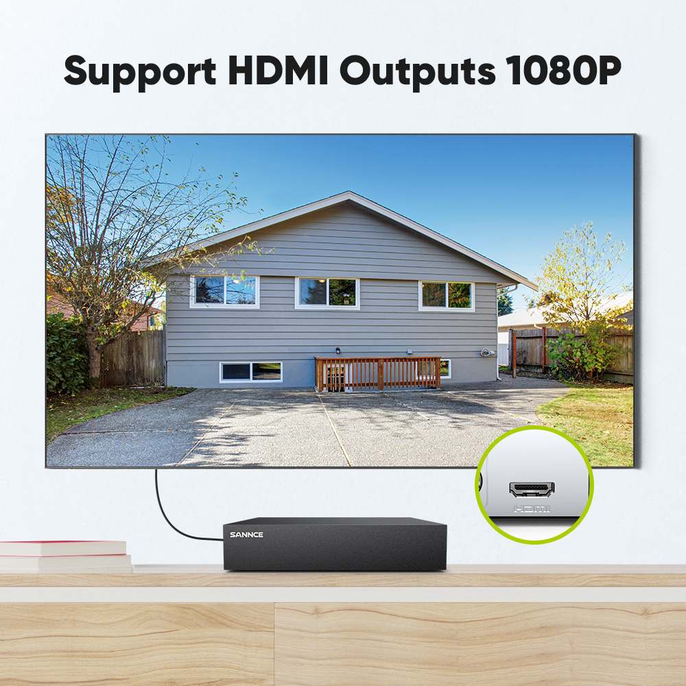 SANNCE Grabador de Video Digit - Cctv Hard Drive 4Tb Surveillance reseña y precio