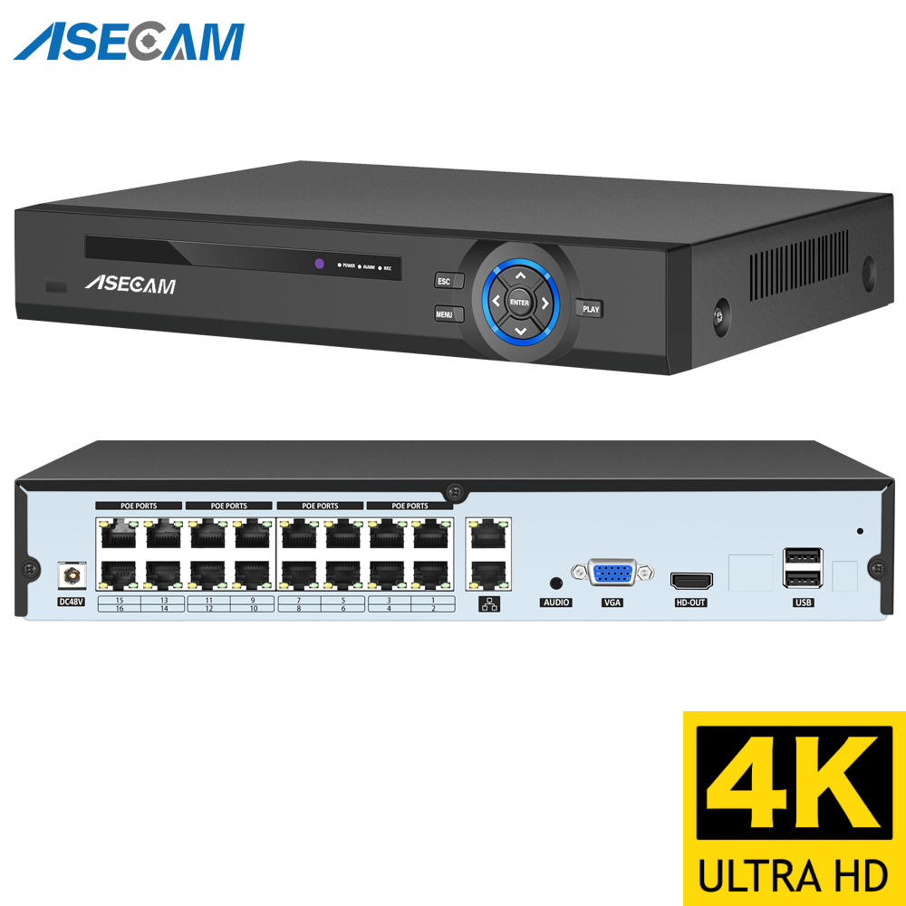 Grabador de vídeo NVR POE de 1 - Dahua Nvr 16 Channel reseña y precio