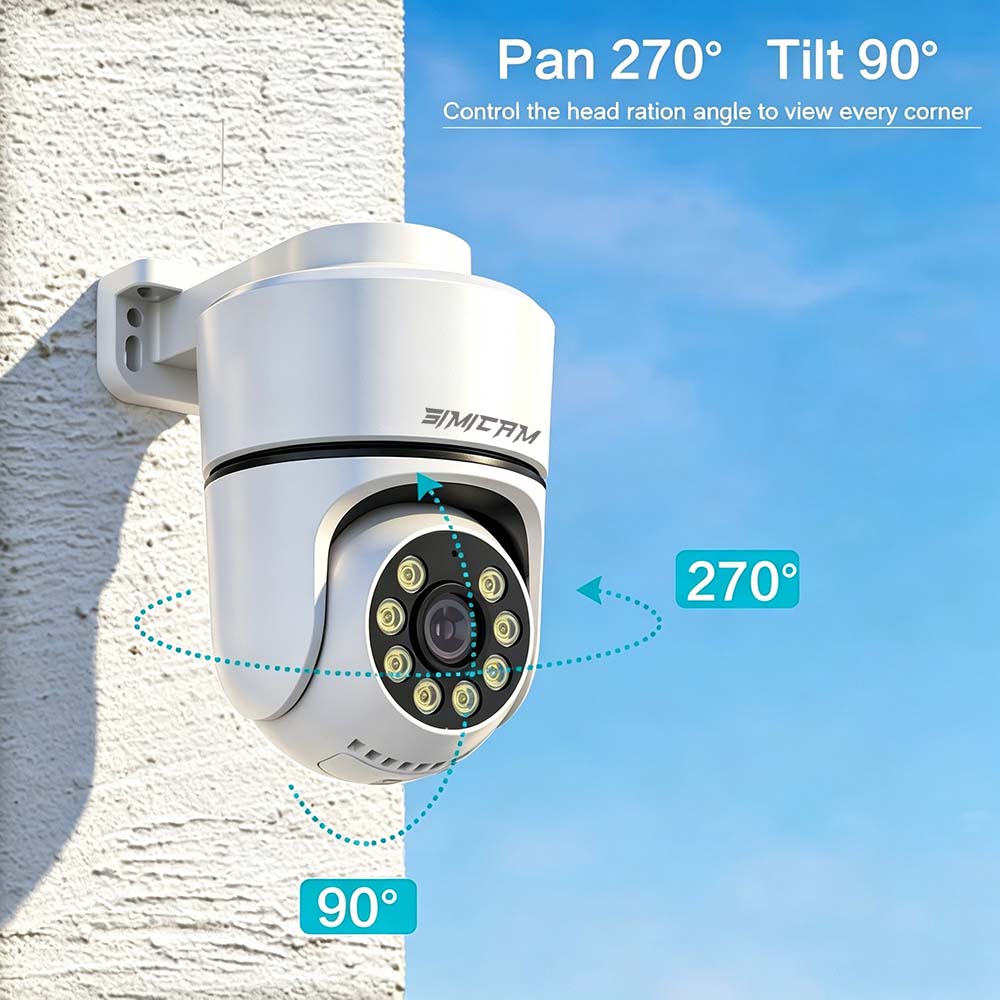 Cámara de seguridad IP PoE PTZ - Ip Camera 4K 8Mp Outdoor Ptz reseña y precio