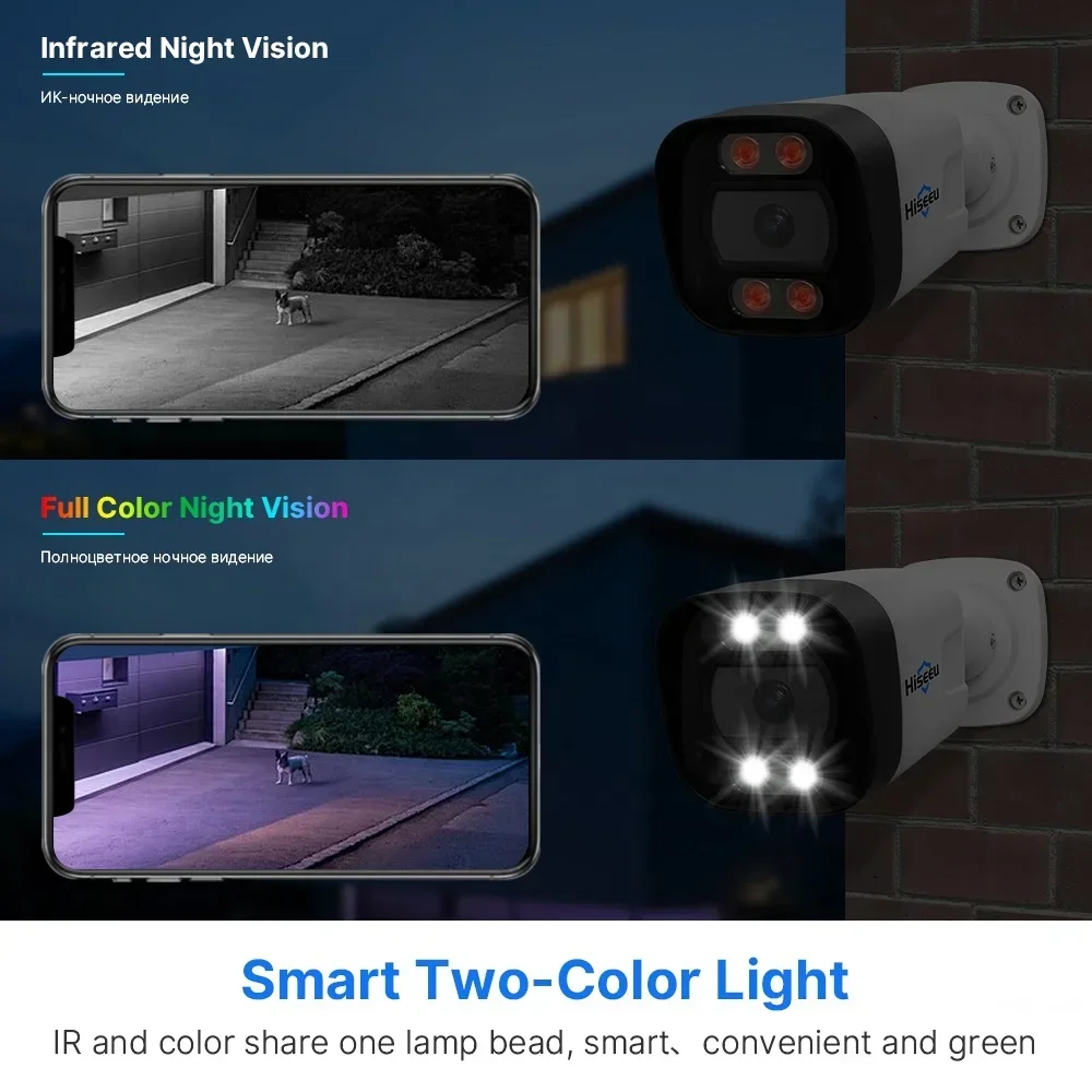 Hiseeu Kit de Sistema de Segur - Poe Security Camera 8Mp 4K reseña y precio