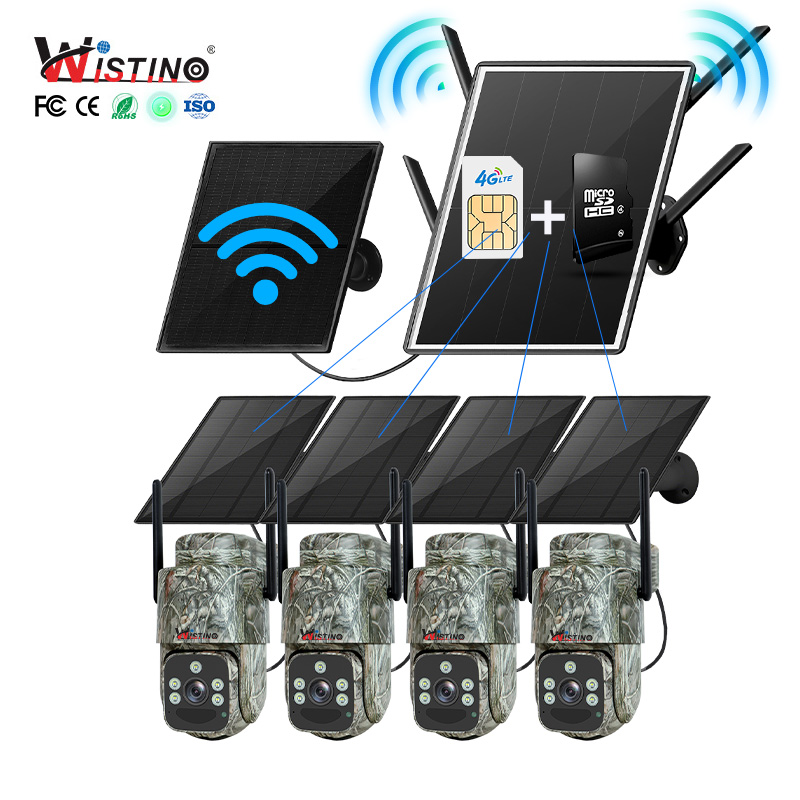Wistino-enrutador Solar inalám - Security Camera System Solar 4G reseña y precio