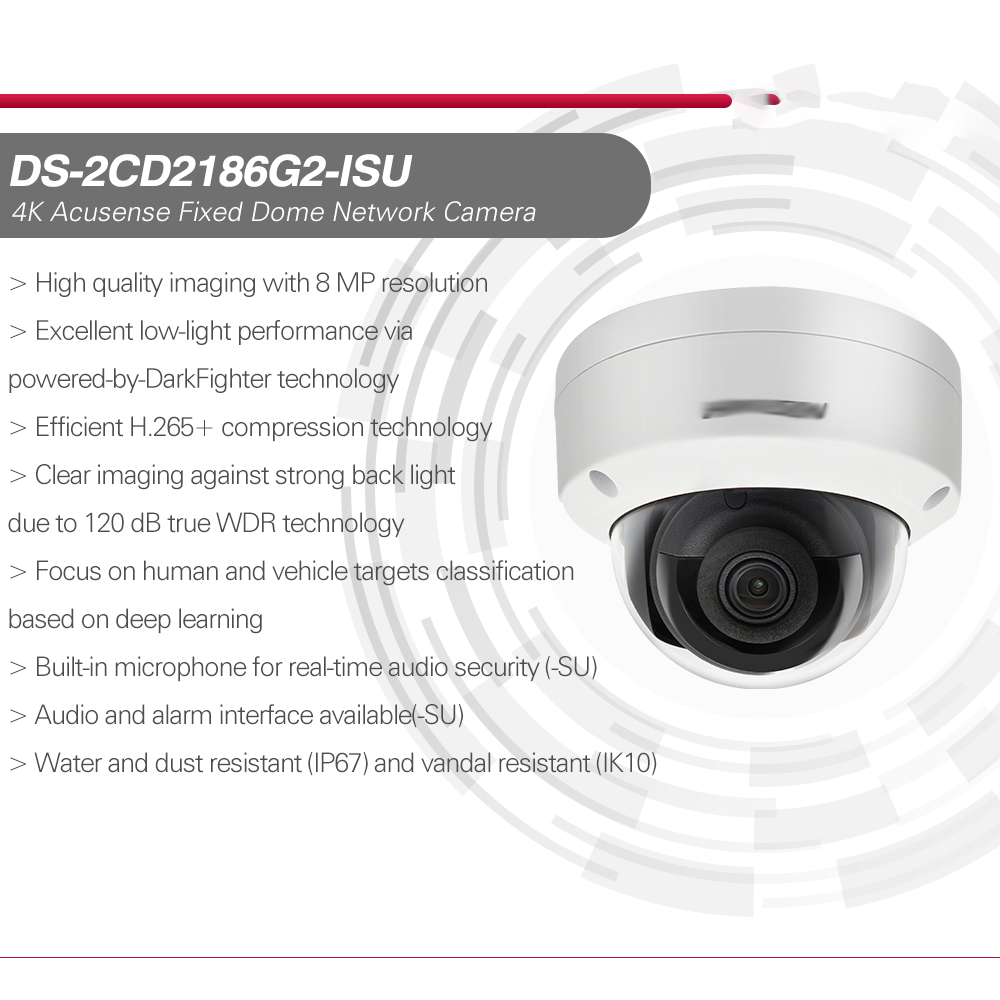 Cámara IP Hikvision 8MP 4K Acu - Hikvision Ip Camera 8Mp Dome reseña y precio