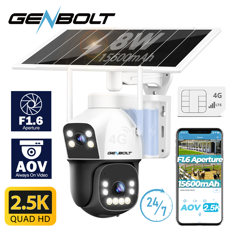 Cámara de seguridad solar celu - Security Camera System Solar 4G reseña y precio