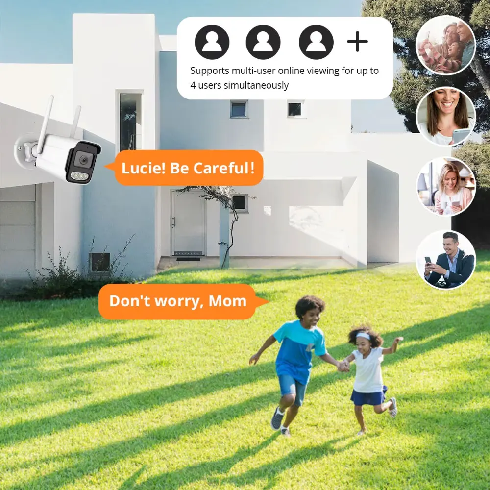 Tuya Wifi cámara IP inalámbric - Cctv Camera System 8 Camera Wireless reseña y precio