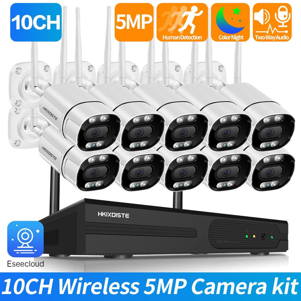 Plug and Play 8CH 10CH Audio 5 - Cctv Camera System 8 Camera Wireless reseña y precio