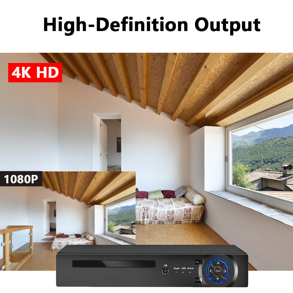 HJT 16ch 4K NVR POE H.265 Onvi - Nvr 16 Channel 4K H265 reseña y precio