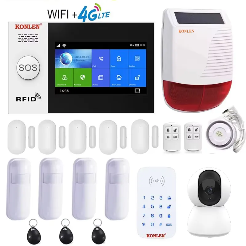 Sistema de Alarma Inteligente  - Security Camera System Solar 4G reseña y precio